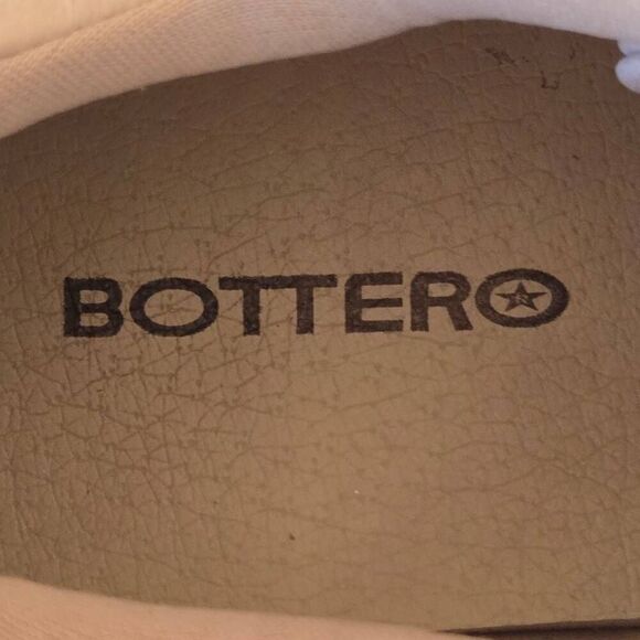 Botter Womens Light Pink Leather Comfort Slip On Elastic Lace Shoe Size 6 - Picture 4 of 9